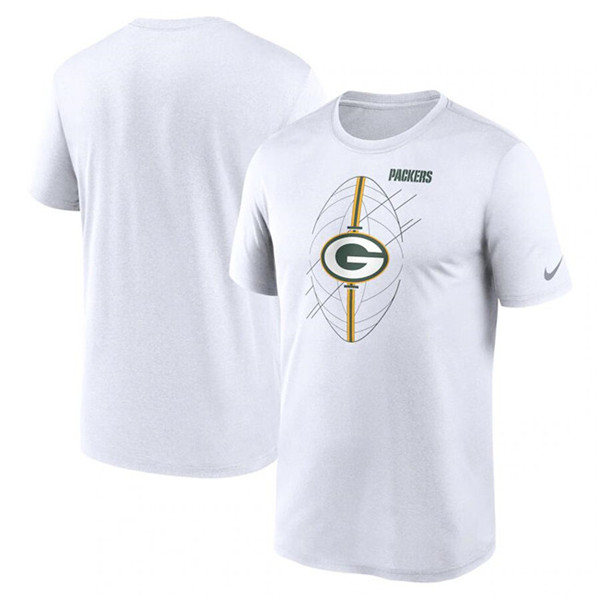 Men's Green Bay Packers White Legend Icon Performance T-Shirt